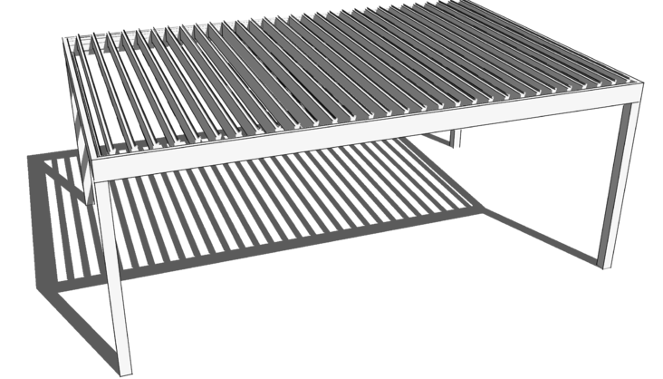 Bioklimatická pergola SKYLINE